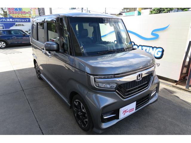 Ｎ－ＢＯＸカスタム Ｇ・Ｌターボホンダセンシング　車検令和７年９月　走行距離５７，３４５Ｋｍ　衝突軽減ブレーキ　アダプティブクルーズコントロール　両側電動スライドドア　ナビ　フルセグＴＶ　バックモニター　ＥＴＣ　ドライブレコーダー　スマートキー（2枚目）
