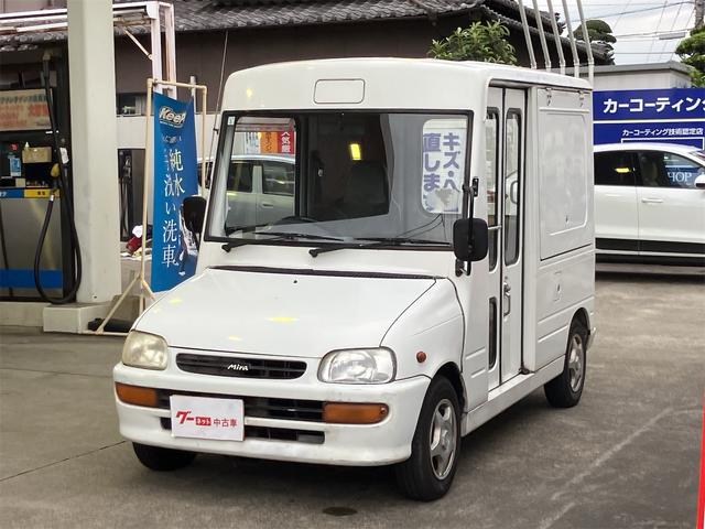 ミラウォークスルーバン ベースグレード オートマ車 社外12インチアルミホイール スライドドア 社外ハンドル 1/2人乗り 移動販売車(18枚目)