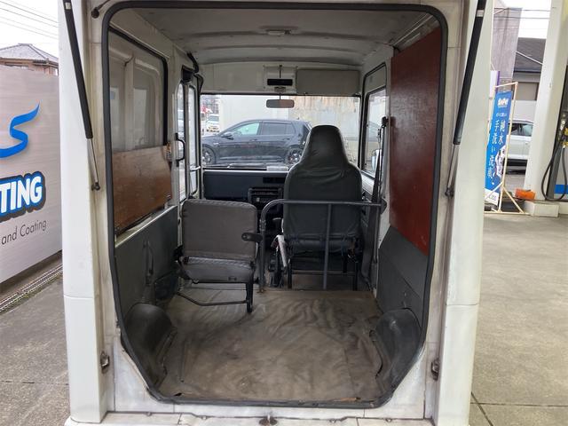 ミラウォークスルーバン ベースグレード オートマ車 社外12インチアルミホイール スライドドア 社外ハンドル 1/2人乗り 移動販売車(24枚目)