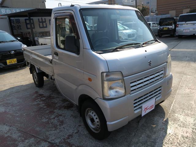 キャリイトラック ＫＣエアコン・パワステ　セレクト４ＷＤ車　５速ミッション　エアコン　パワーステアリング　三方開　ラジオ　ライトレベル調節　積載可能量３５０ｋｇ（4枚目）