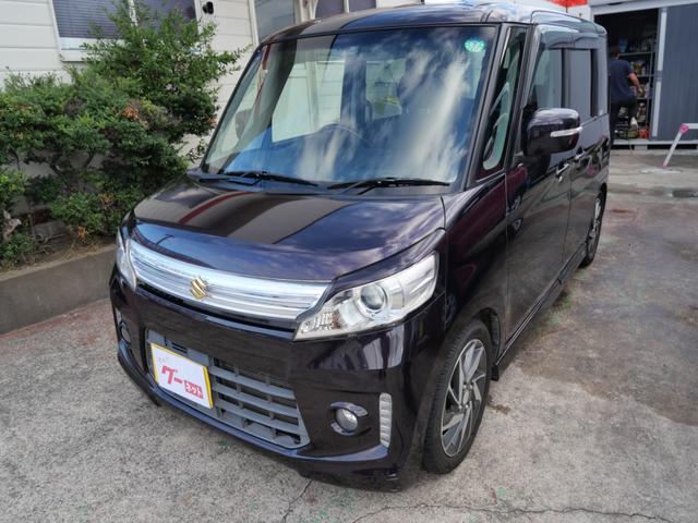 スペーシアカスタム ＴＳ　ナビ　フルセグ　バックモニター　両側電動スライドドア　ＥＴＣ　オートエアコン　電動格納ミラー　プライバシーガラス　アイドリングストップ（2枚目）