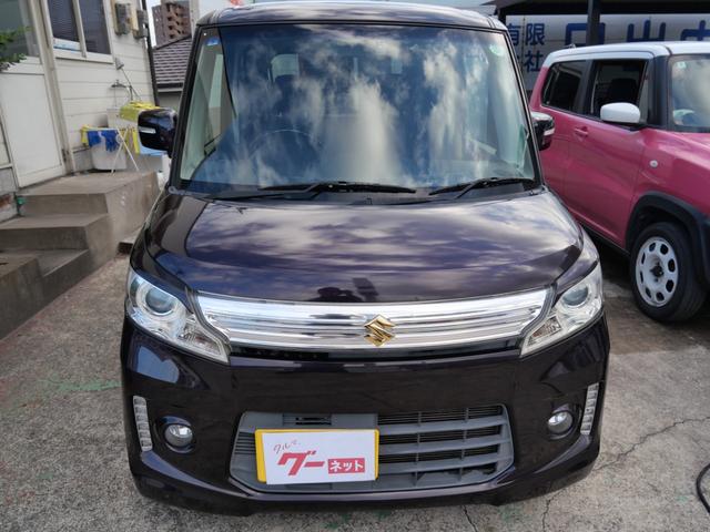 スペーシアカスタム ＴＳ　ナビ　フルセグ　バックモニター　両側電動スライドドア　ＥＴＣ　オートエアコン　電動格納ミラー　プライバシーガラス　アイドリングストップ（3枚目）