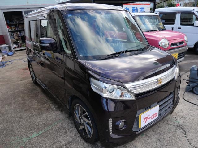 スペーシアカスタム ＴＳ　ナビ　フルセグ　バックモニター　両側電動スライドドア　ＥＴＣ　オートエアコン　電動格納ミラー　プライバシーガラス　アイドリングストップ（4枚目）