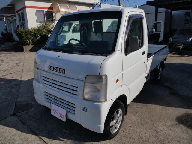 キャリイトラック ＫＣエアコン・パワステ　セレクト４ＷＤ車　エアコン　パワーステアリング　ラジオ　三方開　荷台ガード　荷台マット　ライトレベル調節（2枚目）