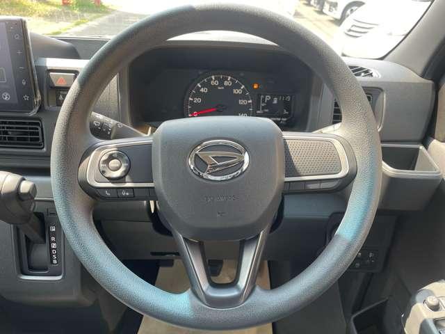 ハイゼットカーゴ クルーズターボ　届出済未使用車　ＣＶＴ車　９インチディスプレイオ　フルセグ　Ｂｌｕｅｔｏｏｔｈ接続　バックカメラ　ＨＤＭＩ　スマートキー　コーナーセンサー　追突被害軽減ブレーキ　スマアシ　両側スライドドア　保証付き（19枚目）