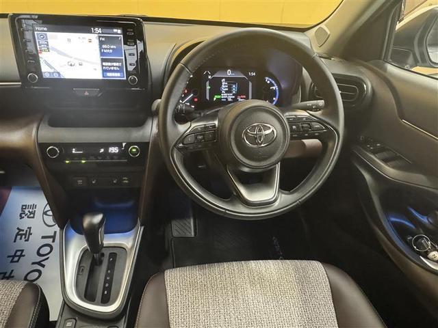 ヤリスクロス ハイブリッドZ メモリーナビ ミュージックプレイヤー接続可 バックカメラ 衝突被害軽減システム ETC ドラレコ LEDヘッドランプ ワンオーナー 記録簿(14枚目)