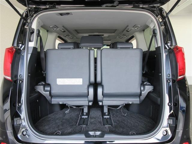 アルファード 2.5S Cパッケージ 革シート サンルーフ フルセグ メモリーナビ DVD再生 後席モニター バックカメラ 衝突被害軽減システム ETC ドラレコ 両側電動スライド LEDヘッドランプ 乗車定員7人 3列シート 記録簿(35枚目)