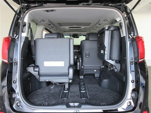 アルファード 2.5S Cパッケージ 革シート サンルーフ フルセグ メモリーナビ DVD再生 後席モニター バックカメラ 衝突被害軽減システム ETC ドラレコ 両側電動スライド LEDヘッドランプ 乗車定員7人 3列シート 記録簿(36枚目)