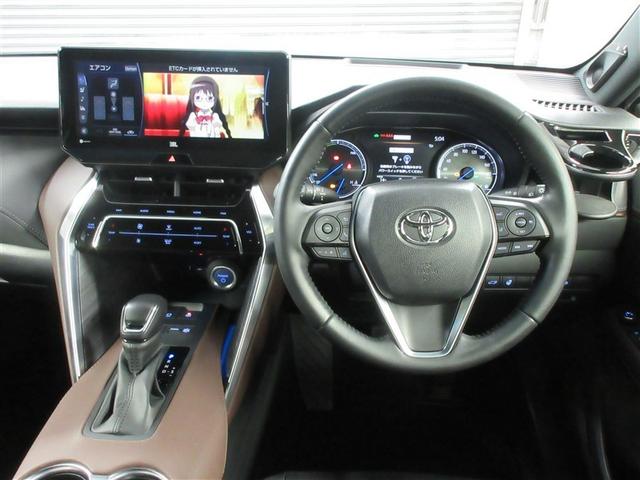 ハリアーハイブリッド Z レザーパッケージ 革シート メモリーナビ バックカメラ 衝突被害軽減システム ETC ドラレコ LEDヘッドランプ ワンオーナー 記録簿(5枚目)