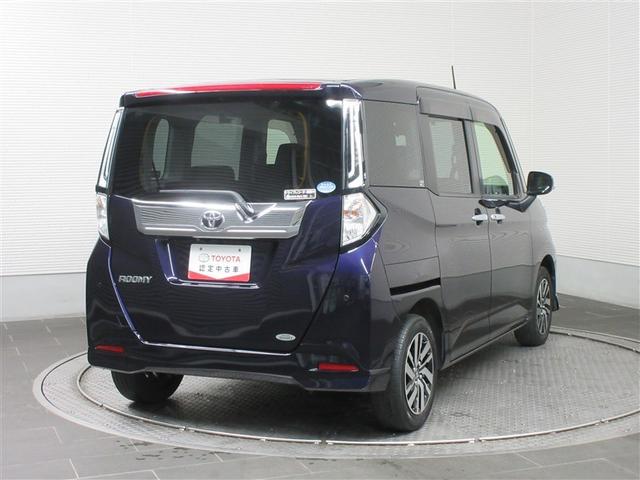 ルーミー カスタムＧ　バックカメラ　衝突被害軽減システム　ＥＴＣ　ドラレコ　両側電動スライド　ＬＥＤヘッドランプ　ワンオーナー　記録簿　アイドリングストップ（4枚目）