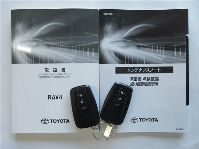 RAV4 G Zパッケージ 4WD メモリーナビ バックカメラ 衝突被害軽減システム ETC ドラレコ LEDヘッドランプ ワンオーナー 記録簿(40枚目)
