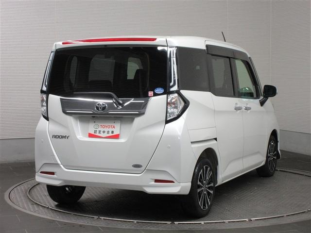 ルーミー カスタムG-T バックカメラ 衝突被害軽減システム ETC ドラレコ 両側電動スライド LEDヘッドランプ ワンオーナー 記録簿 アイドリングストップ(4枚目)