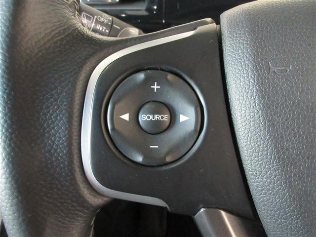 �n���h���ɑ������ꂽ�X�e�A�����O�X�C�b�`�B��Ƀi�r��I�[�f�B�I�ƘA�g���đ���o���܂��B