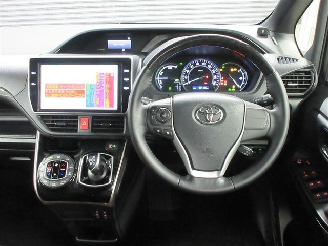 エスクァイア GIブラックテーラード フルセグ メモリーナビ DVD再生 後席モニター バックカメラ 衝突被害軽減システム ETC ドラレコ 両側電動スライド LEDヘッドランプ 乗車定員7人 3列シート 記録簿(5枚目)