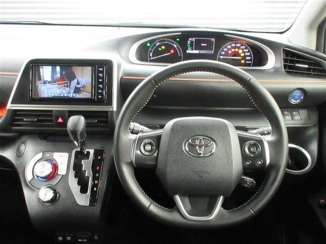 シエンタ ハイブリッドG クエロ フルセグ メモリーナビ DVD再生 後席モニター バックカメラ 衝突被害軽減システム ETC ドラレコ 両側電動スライド LEDヘッドランプ ウオークスルー 乗車定員7人 3列シート ワンオーナー(5枚目)