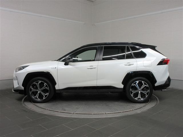 RAV4 PHV ブラックトーン 革シート 4WD バックカメラ 衝突被害軽減システム ETC LEDヘッドランプ ワンオーナー 記録簿(3枚目)