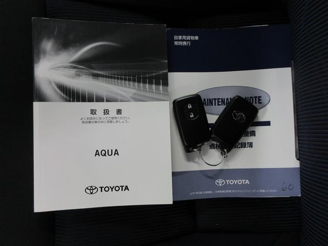 アクア Ｓ　メモリーナビ　バックカメラ　衝突被害軽減システム　ＥＴＣ　記録簿（40枚目）