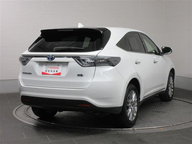 ハリアーハイブリッド プレミアム　革シート　４ＷＤ　フルセグ　メモリーナビ　ＤＶＤ再生　バックカメラ　衝突被害軽減システム　ＥＴＣ　ドラレコ　ＬＥＤヘッドランプ　ワンオーナー　記録簿（4枚目）