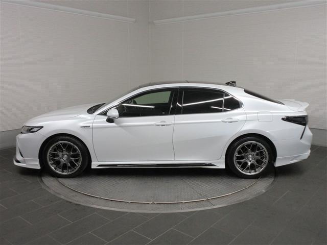 カムリ ＷＳレザーパッケージ　革シート　サンルーフ　フルセグ　メモリーナビ　ＤＶＤ再生　バックカメラ　衝突被害軽減システム　ＥＴＣ　ＬＥＤヘッドランプ　フルエアロ　記録簿（3枚目）