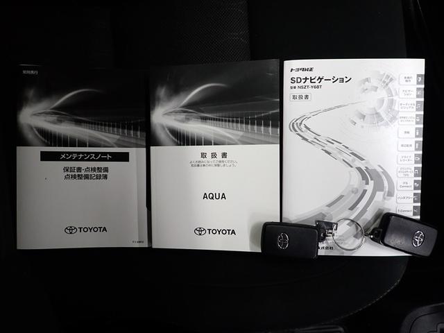 アクア Sスタイルブラック フルセグ メモリーナビ DVD再生 バックカメラ 衝突被害軽減システム ETC ドラレコ LEDヘッドランプ 記録簿(36枚目)