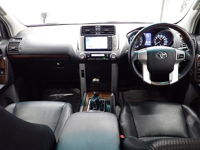 ランドクルーザープラド ＴＺ－Ｇ　革シート　４ＷＤ　フルセグ　ＨＤＤナビ　ＤＶＤ再生　バックカメラ　ＥＴＣ　乗車定員７人　３列シート　記録簿（13枚目）