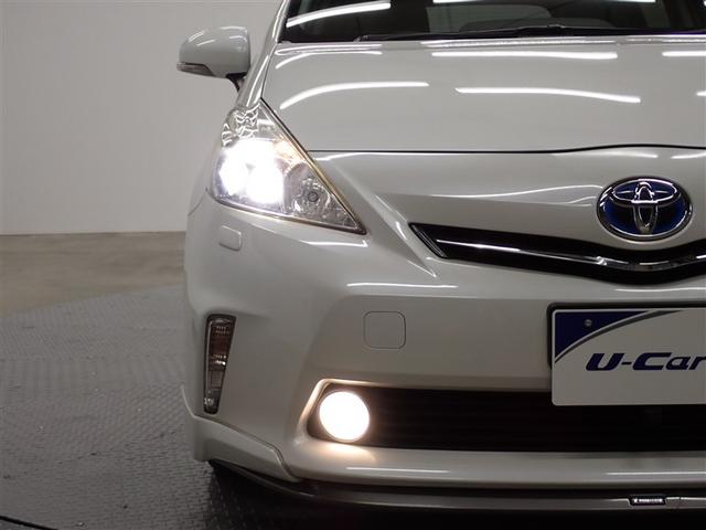 プリウスα Sツーリングセレクション フルセグ メモリーナビ DVD再生 バックカメラ ETC LEDヘッドランプ 記録簿(7枚目)