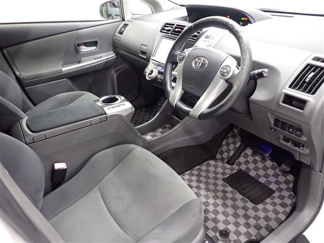 プリウスα Sツーリングセレクション フルセグ メモリーナビ DVD再生 バックカメラ ETC LEDヘッドランプ 記録簿(15枚目)