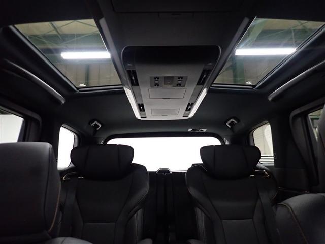 アルファードハイブリッド Z 革シート サンルーフ 4WD フルセグ メモリーナビ ミュージックプレイヤー接続可 後席モニター バックカメラ 衝突被害軽減システム ETC 両側電動スライド LEDヘッドランプ 乗車定員7人 記録簿(32枚目)