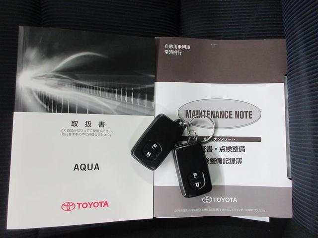 アクア Ｓ　フルセグ　メモリーナビ　ＤＶＤ再生　バックカメラ　ＥＴＣ　記録簿（37枚目）