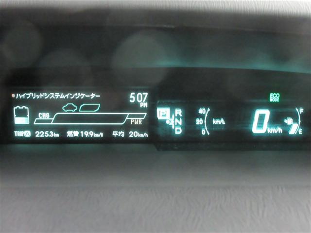 プリウス Ｓ　フルセグ　ＨＤＤナビ　ＤＶＤ再生　バックカメラ　ＥＴＣ　ＨＩＤヘッドライト　ワンオーナー　記録簿（11枚目）