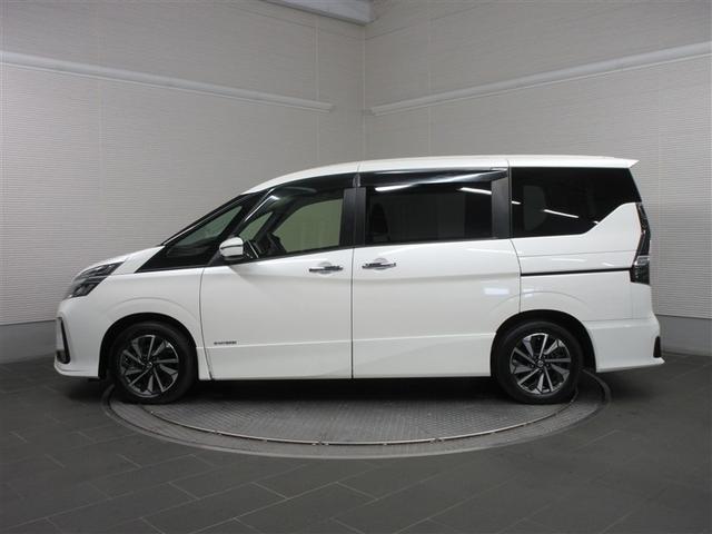 セレナ ハイウェイスターV フルセグ メモリーナビ DVD再生 バックカメラ 衝突被害軽減システム ETC ドラレコ 両側電動スライド LEDヘッドランプ ウオークスルー 乗車定員8人 3列シート 記録簿 アイドリングストップ(4枚目)