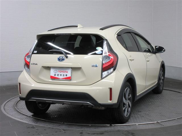 アクア クロスオーバー　フルセグ　メモリーナビ　ＤＶＤ再生　バックカメラ　衝突被害軽減システム　ＥＴＣ　ＬＥＤヘッドランプ　記録簿（4枚目）