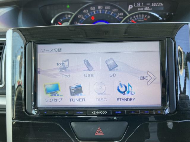 カスタムX トップエディションSA ETC バックカメラ 両側スライド・片側電動 ナビ TV オートライト USB CD スマートキー アイドリングストップ 電動格納ミラー ベンチシート CVT アルミホイール 盗難防止システム(5枚目)