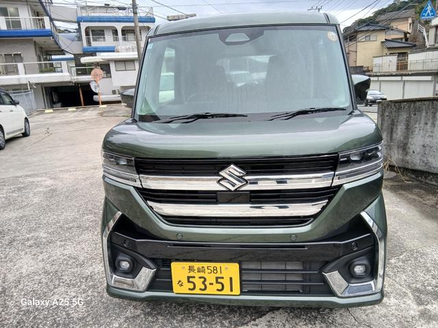 スペーシアカスタム ハイブリッドＧＳ　ブレーキサポート　プッシュスタート　スマートキー２個　パワースライドドア（2枚目）