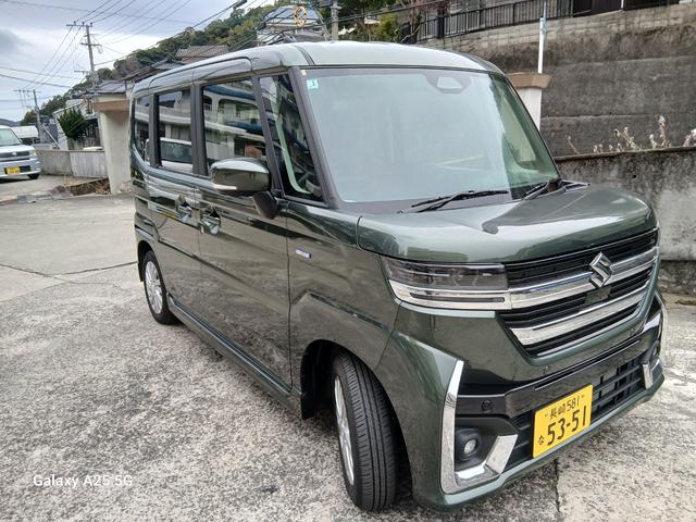 スペーシアカスタム ハイブリッドＧＳ　ブレーキサポート　プッシュスタート　スマートキー２個　パワースライドドア（6枚目）