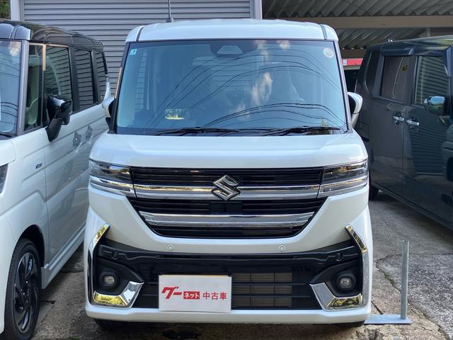 スペーシアカスタム ハイブリッドＸＳ　ヘッドアップディスプレイ／シートヒーター／両側電動スライドドア／スマートキー２個／１５インチアルミホイール／車検令和１０年９月（5枚目）