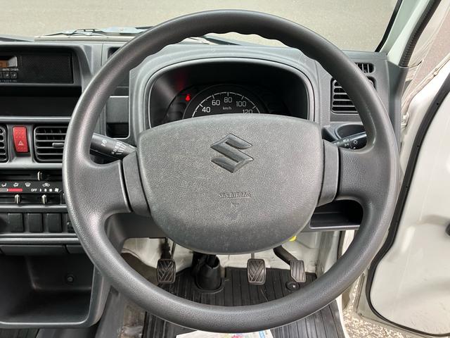 キャリイトラック ＫＣエアコン・パワステ　エアコン／パワーステアリング／運転席助手席エアバッグ／マニュアル５速／三方開／車検令和１０年１月（11枚目）