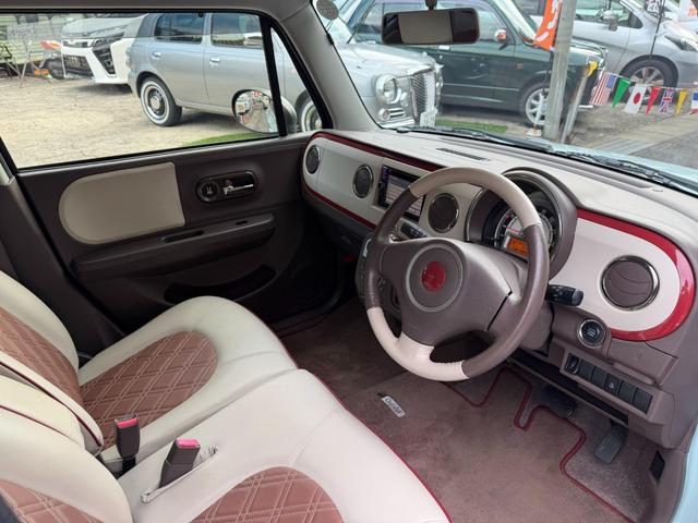 アルトラパンショコラ X ナビ・ワンセグTV/CD・DVD再生/スマートキー/アルミホイール/HIDヘッドランプ/ミュージックプレイヤー接続/点検記録簿(12枚目)