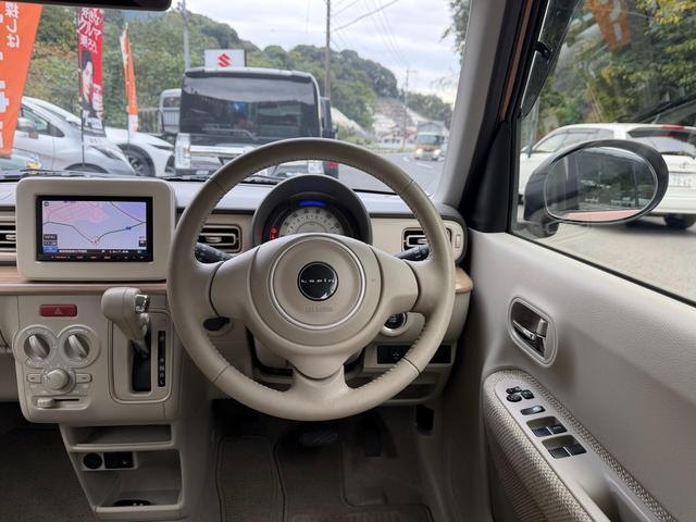 アルトラパン S TV/ナビ/CD/スマートキー/バックカメラ/アイドリングストップ/ミュージックプレイヤー接続/シートヒーター/HIDヘッドランプ/点検記録簿(16枚目)
