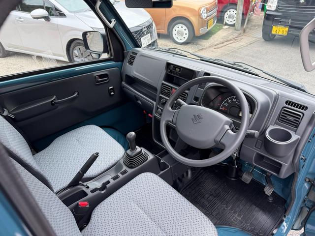 キャリイトラック KCエアコン・パワステ 3方開/キーレスエントリー/レーンアシスト/クリアランスソナー/アイドリングストップ/エアコン/パワステ/オートマチックハイビーム/衝突被害軽減ブレーキ/点検記録簿(11枚目)