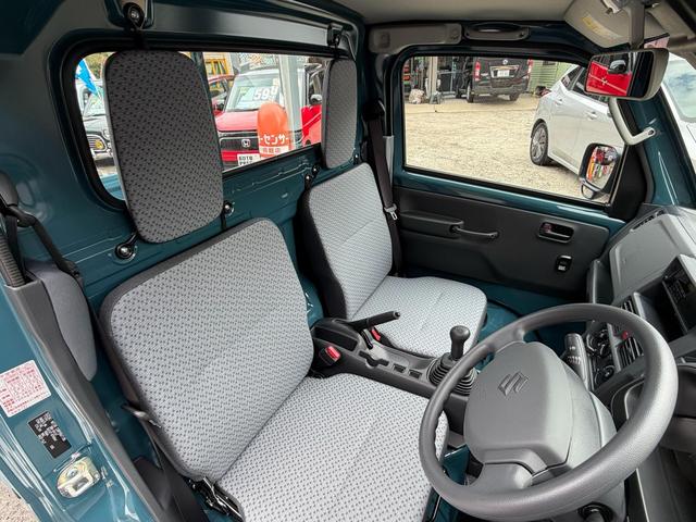 キャリイトラック KCエアコン・パワステ 3方開/キーレスエントリー/レーンアシスト/クリアランスソナー/アイドリングストップ/エアコン/パワステ/オートマチックハイビーム/衝突被害軽減ブレーキ/点検記録簿(12枚目)