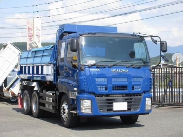 いすゞ ギガ ギガ 新明和 土砂ダンプ 電動コボレーンの中古車 グーネット中古車