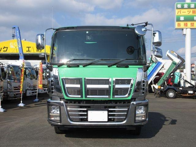 ギガ 　カヤバ工業　ＭＲ４４５０　ミキサー車ドラム容量８．７立米　混合容量４．４立米ロングシュート　電動ホッパーカバー（4枚目）