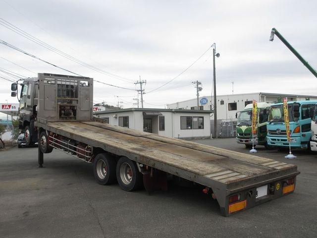 ギガ 　ロールーフ　７速ミッション　３８０馬力　フジタ自動車工業　セルフローダー　ウインチ　ラジコン　床板鉄張り　床フック　スタンションボックス（2枚目）