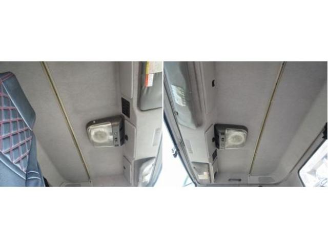 ギガ 　ロールーフ　７速ミッション　３８０馬力　フジタ自動車工業　セルフローダー　ウインチ　ラジコン　床板鉄張り　床フック　スタンションボックス（44枚目）