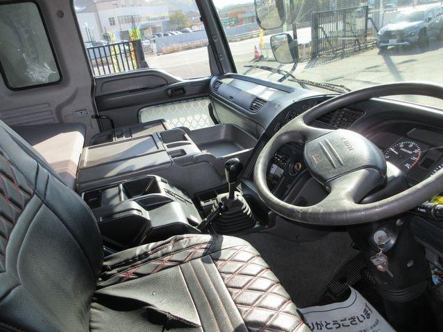 ギガ 　ロールーフ　７速ミッション　３８０馬力　フジタ自動車工業　セルフローダー　ウインチ　ラジコン　床板鉄張り　床フック　スタンションボックス（46枚目）