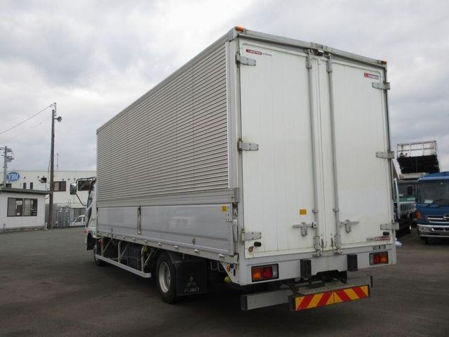 ファイター 　アルミウイング　床板張り　ラッシングレール２段　引出し式内フック５×２（8枚目）