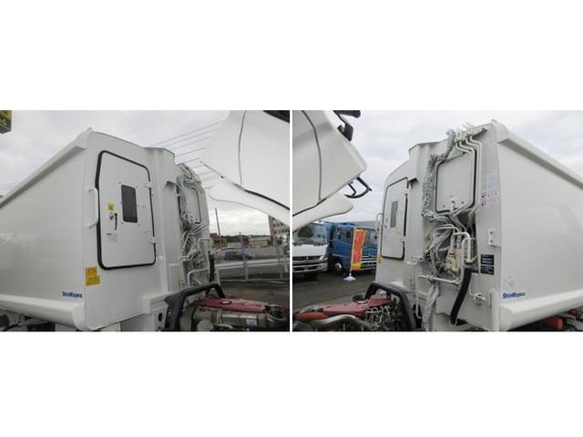 デュトロ 　新明和製プレス式パッカー車　容積５．４立米　積載３１５０ｋｇ　連続スイッチ　汚水タンクステンレス（12枚目）