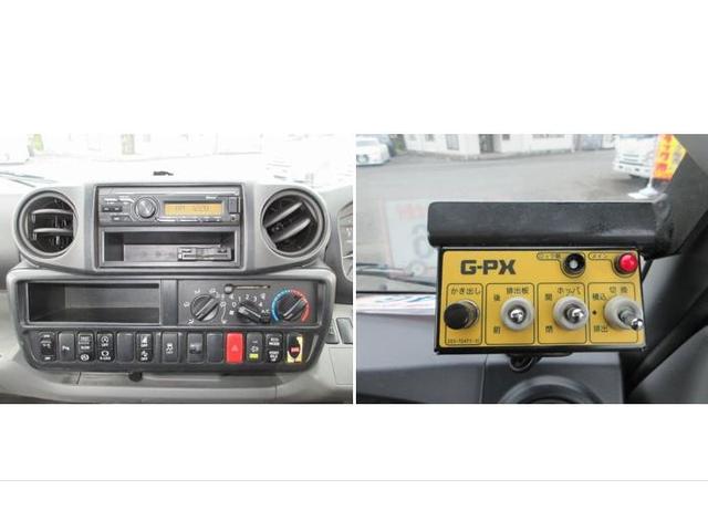 デュトロ 　新明和製プレス式パッカー車　容積５．４立米　積載３１５０ｋｇ　連続スイッチ　汚水タンクステンレス（44枚目）