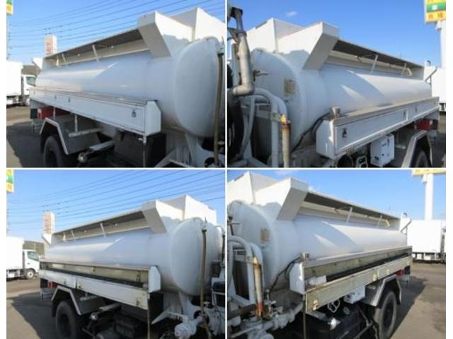 フォワード 新明和製石油ローリー 消防書類完備 マンホール蓋3個 給油ホース、ホースリール、給油ガン付き 4KL 上物年式(同年式)2011年10月 類別第4類 品名第2石油類、第3石油類、灯油、軽油、重油(16枚目)